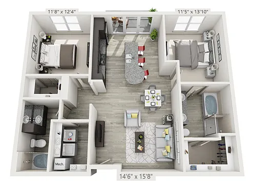 Floor plan B2