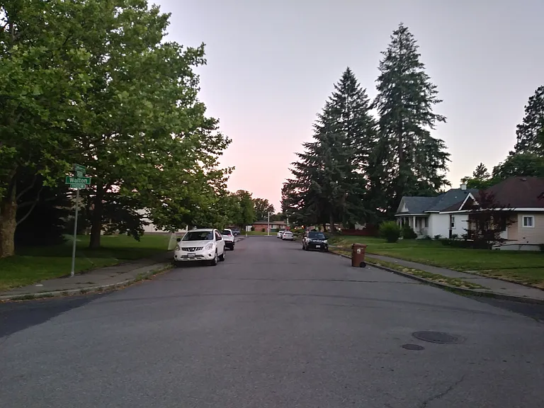 Street facing south