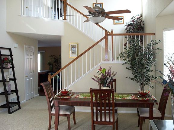 Living Room with Ceiling Fan