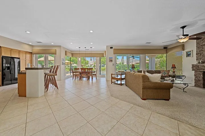 Open concept floor plan as you enter the home. Oversized windows enhance the natural light of the main living area.