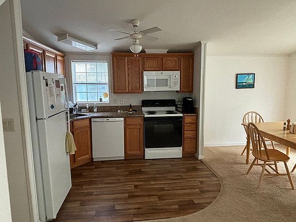 Kitchen and dining area