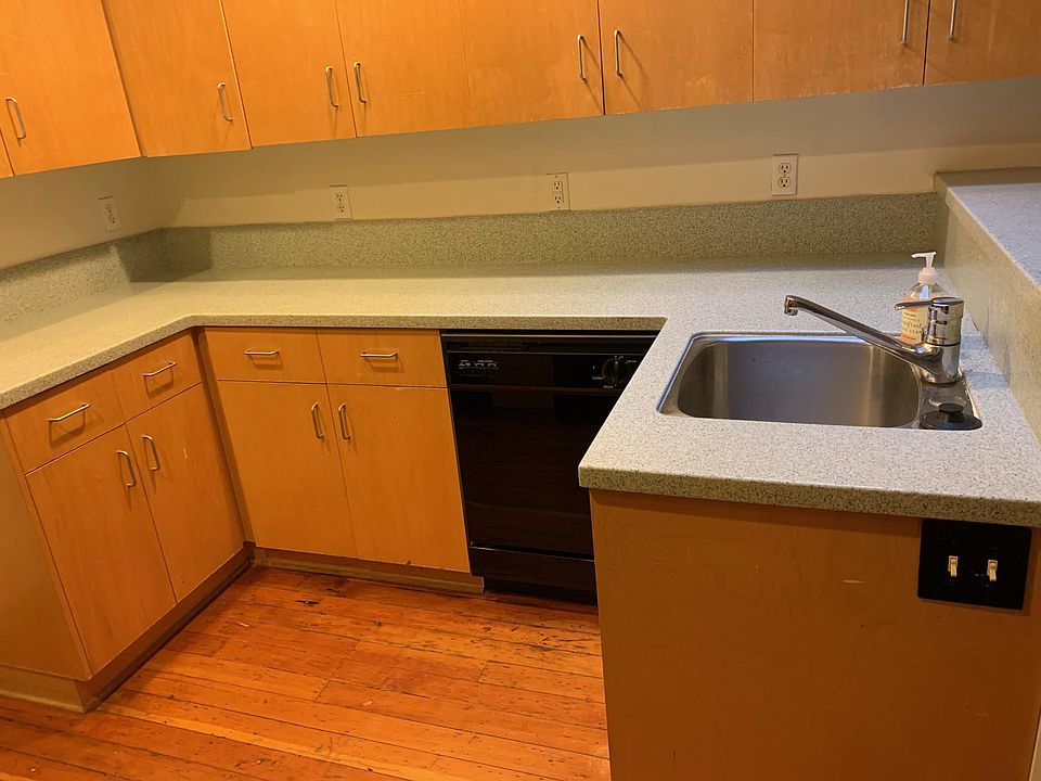 Lots of kitchen cabinet space.