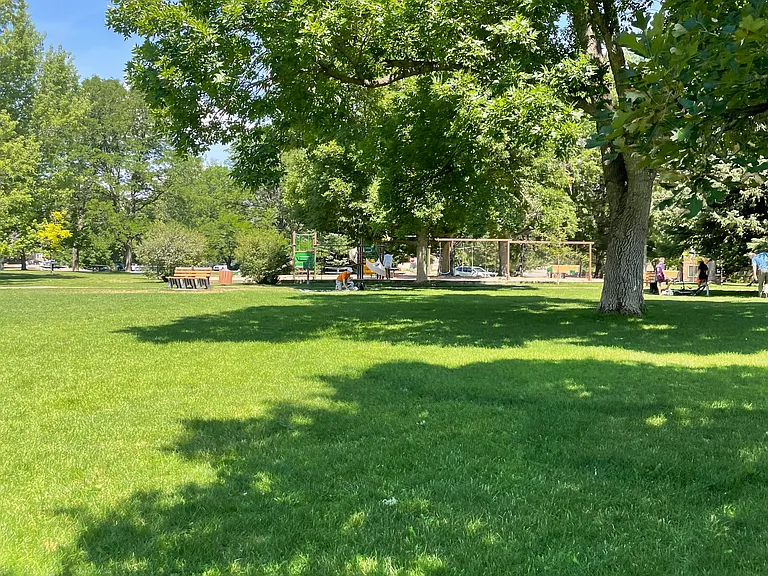 Adjoining park