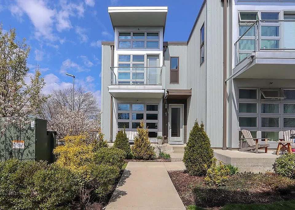 front of townhouse