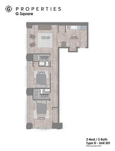 Floor plan The Barnaby