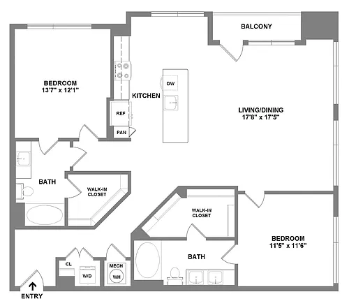 Floor plan B8-1326