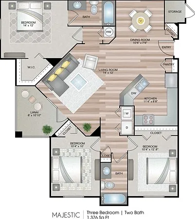 1376 Square Feet 1376 Square Feet