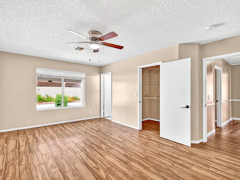 Master Bedroom with Walk in closet