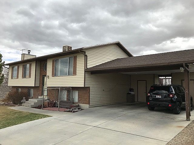 front of the house