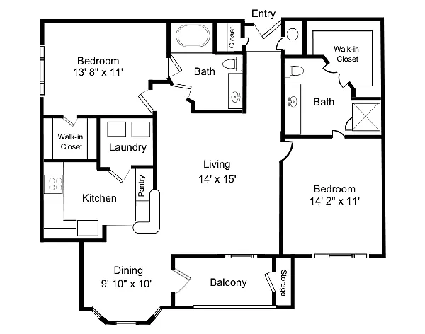 Floor plan B2 - Grand Central