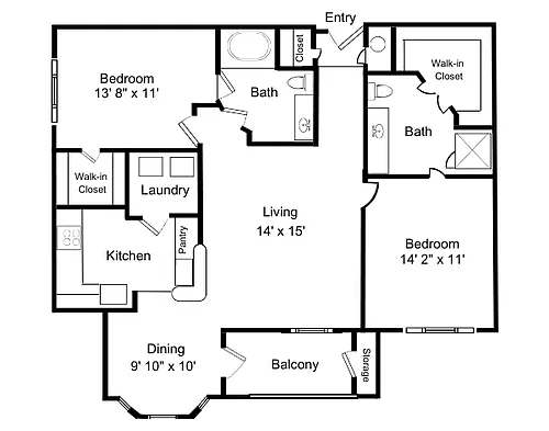 Floor plan B2 - Grand Central