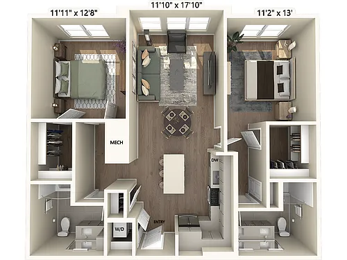 Floor plan B2-Upgrade