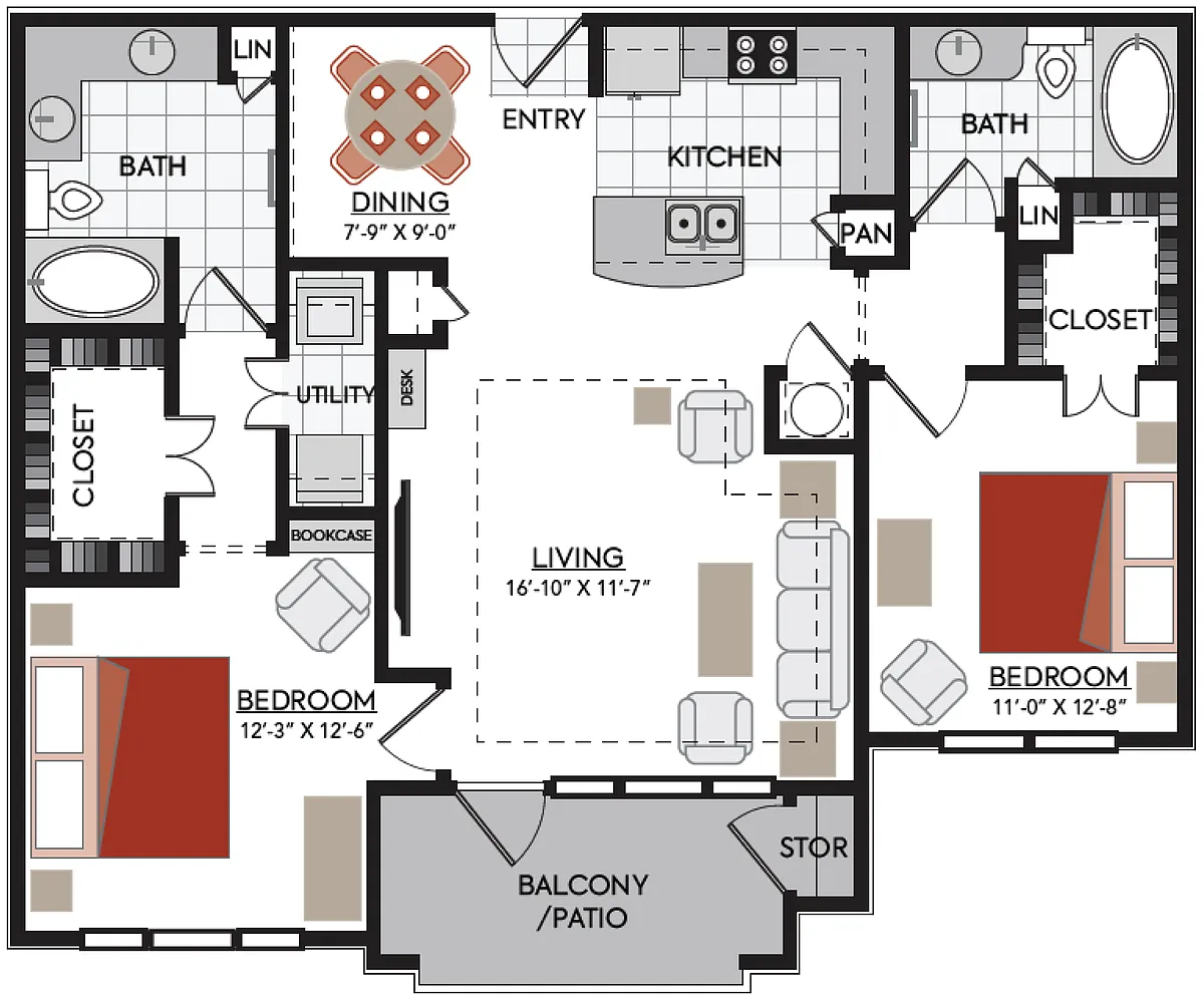 Floor plan B2