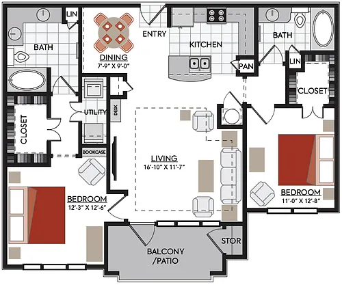 Floor plan B2
