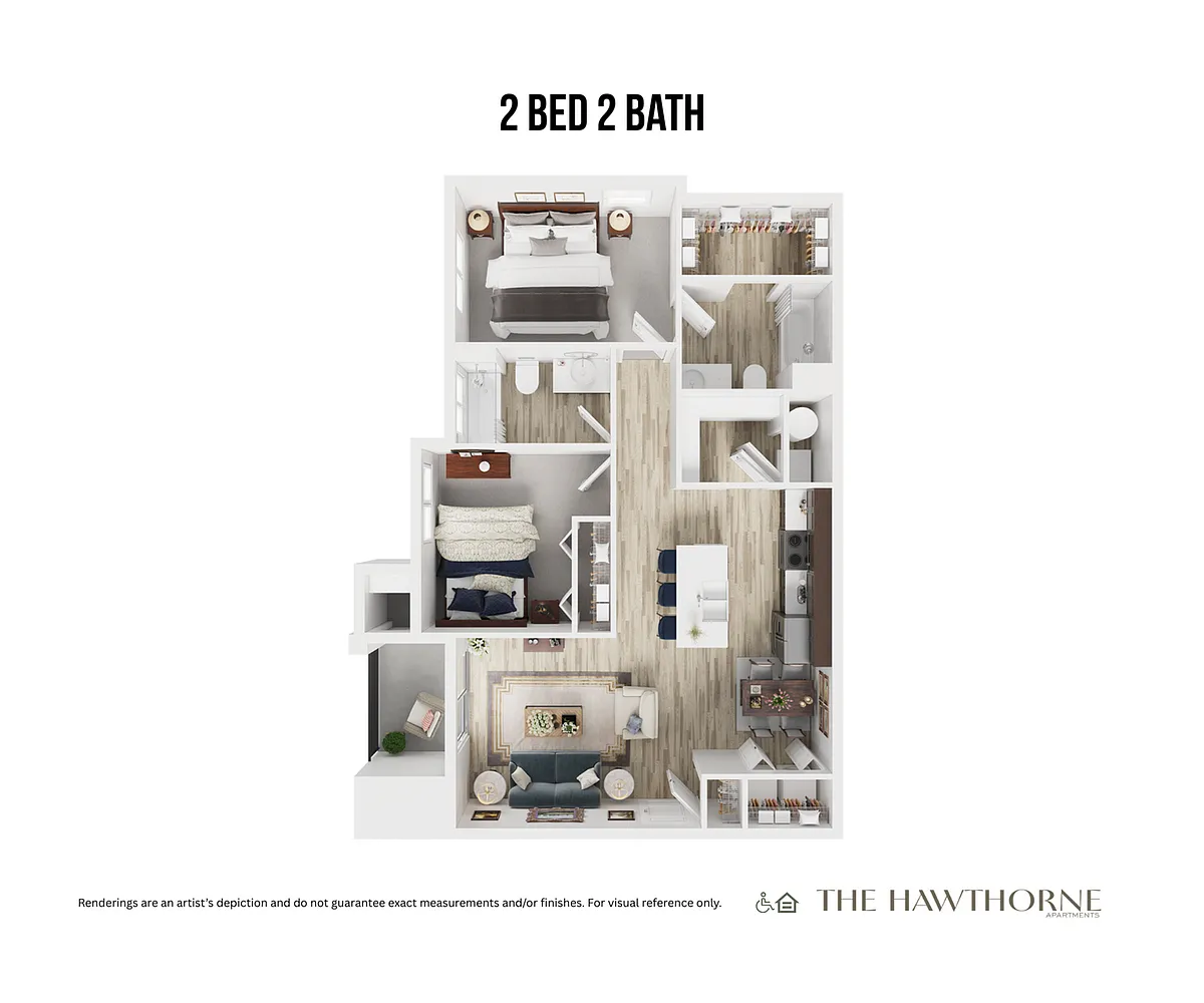 Floor plan C-2X2