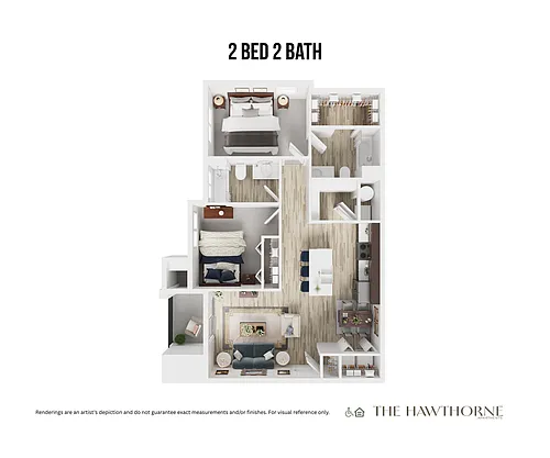 Floor plan C-2X2