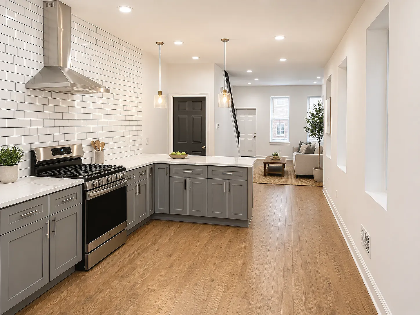 Modern 3-Bedroom Rowhome Steps from Fairmount Park — Photo 3