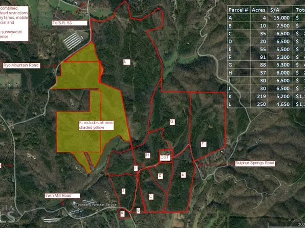 0 Irwin Mill Rd SE #9609-A, Fairmount, GA 30139