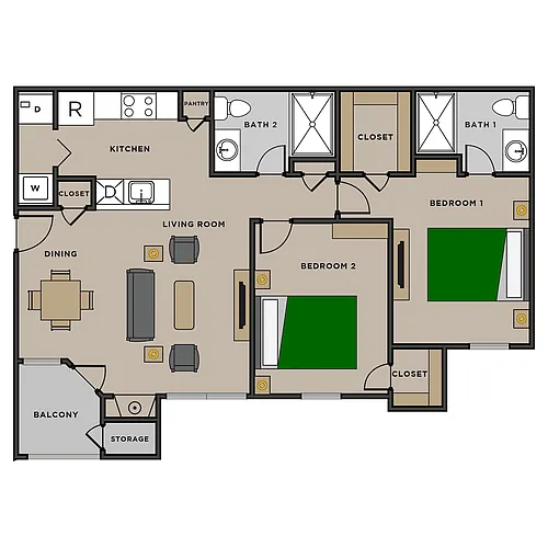 Floor plan B2