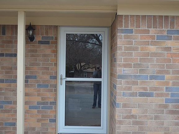 New glass/screen front door