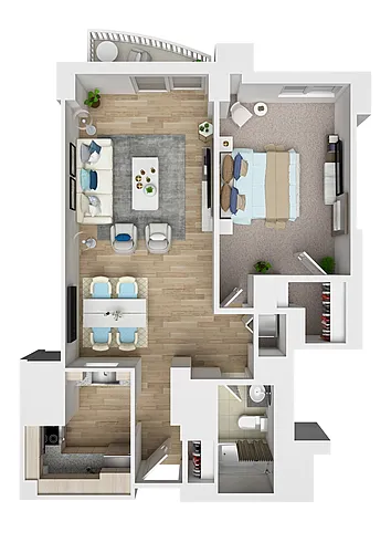 Floor plan Tier 4