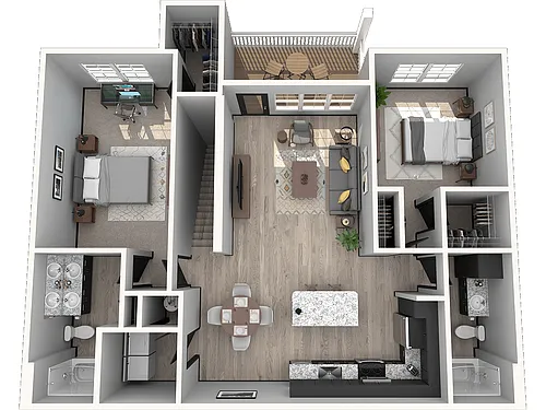 Floor plan Pikes Peak