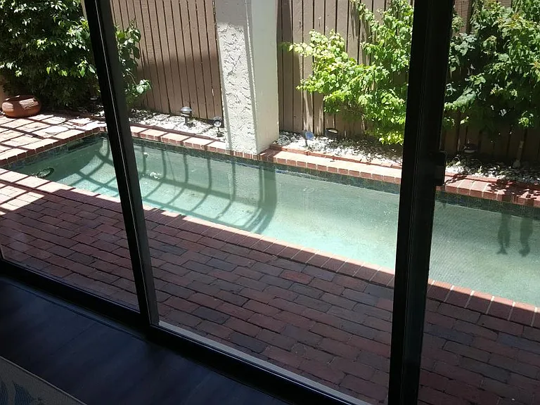Pool view from great room
