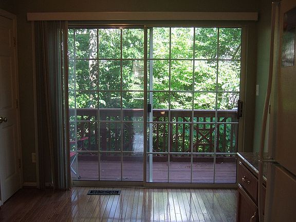 Kitchen view to deck.