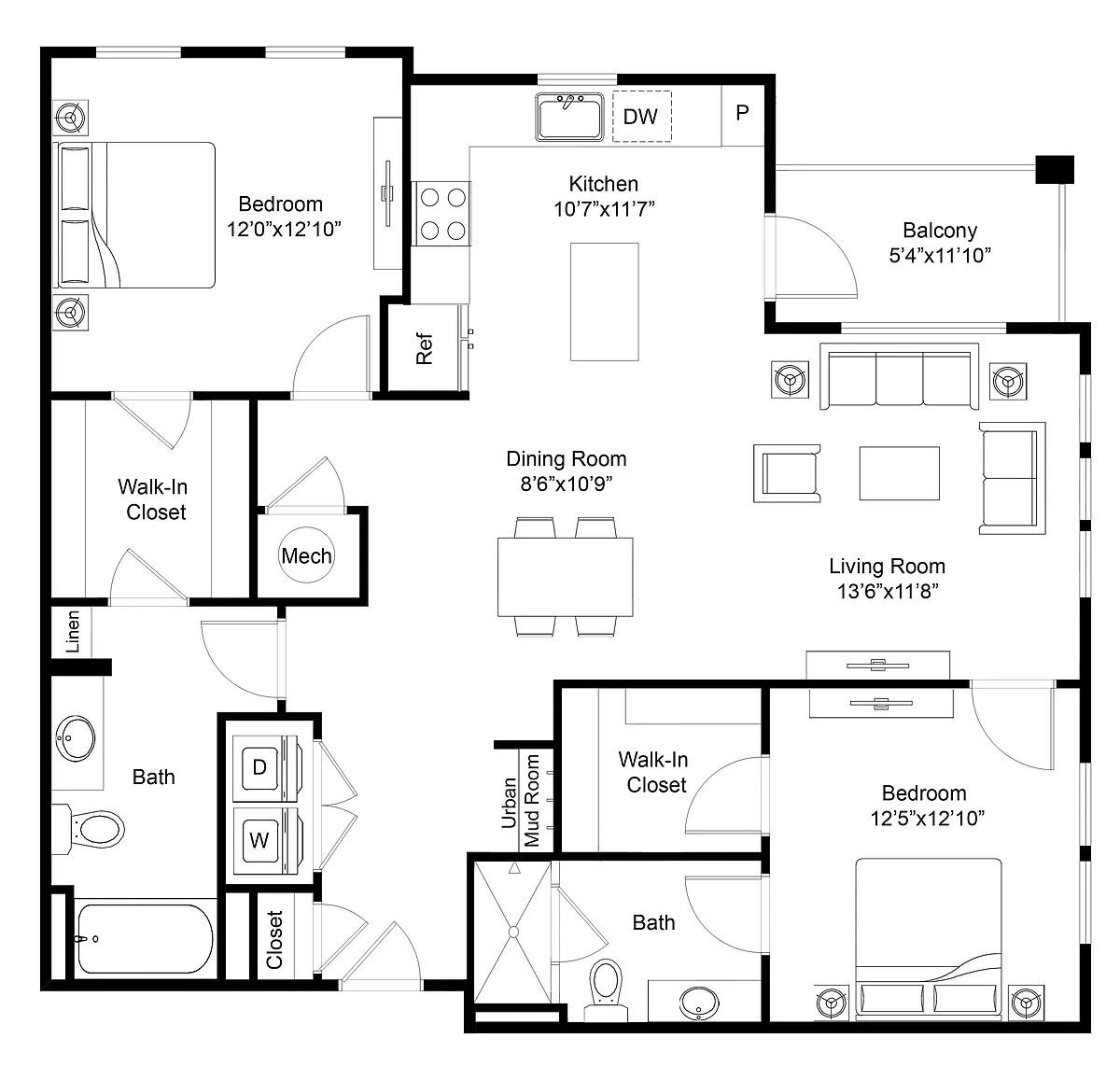Floor plan Lighthouse