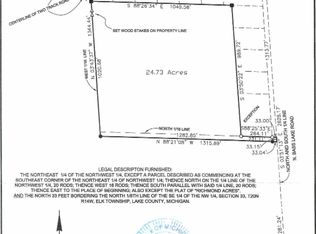 W Seven Mile Rd, Irons, MI 49644