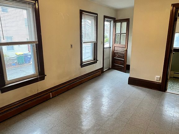 Large kitchen and small patio area right outside your back door.