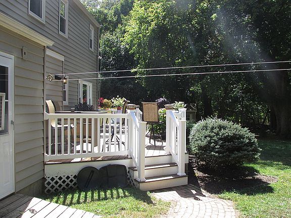 Deck View from Garage Side