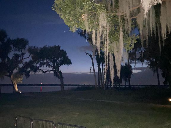 backyard view of Lake Dora