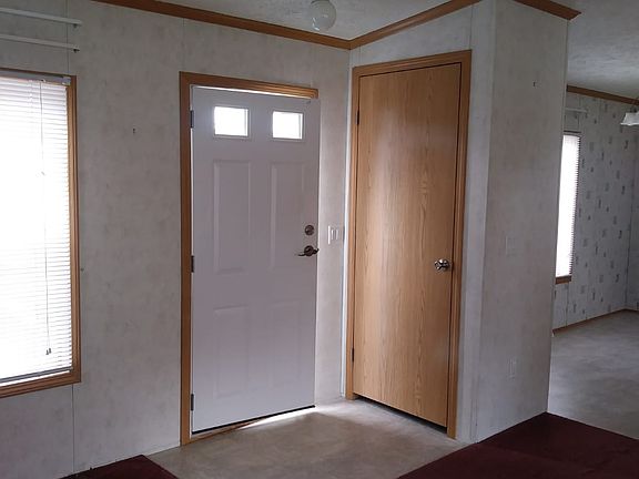 Front door & entry closet!
