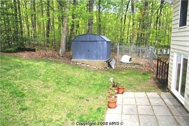 across back yard - privacy!!