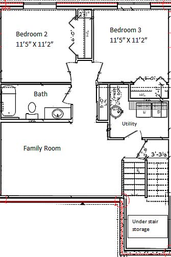 Lower Level Floor Plan