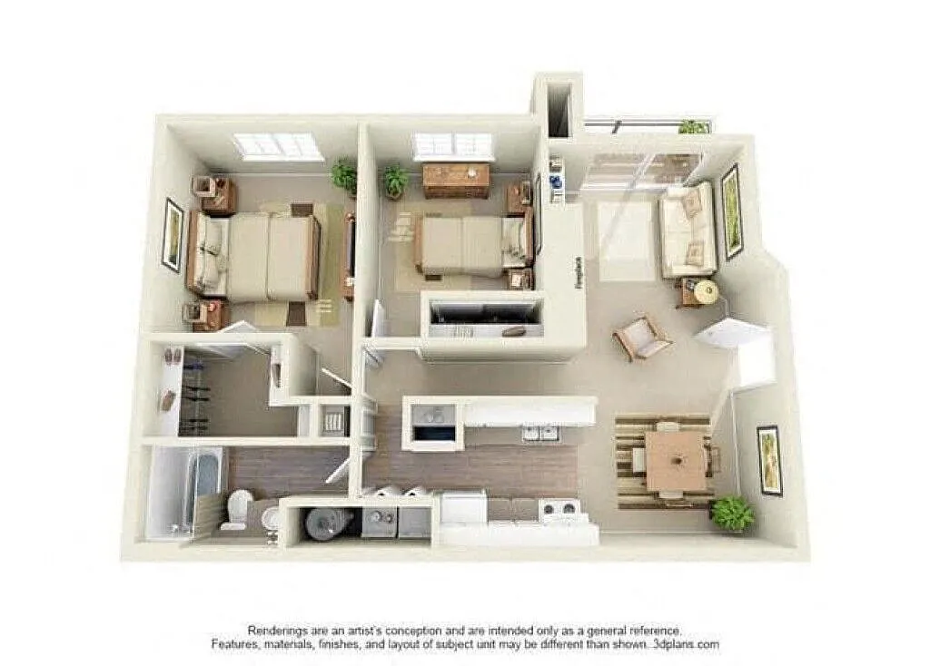 Floor plan 2X1MS