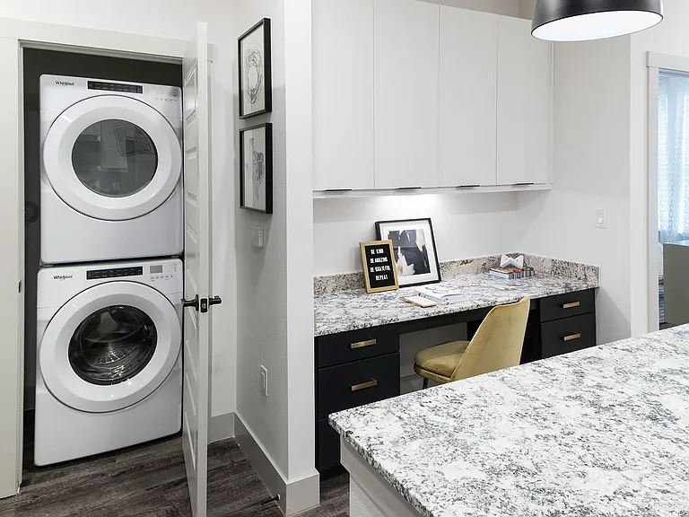 In-unit washer and dryer