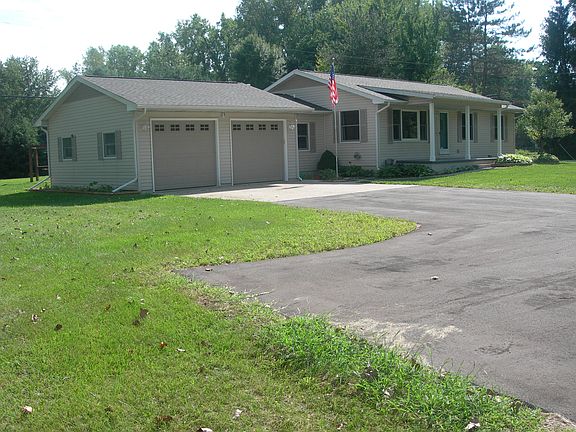 2 car garage with attic storage
