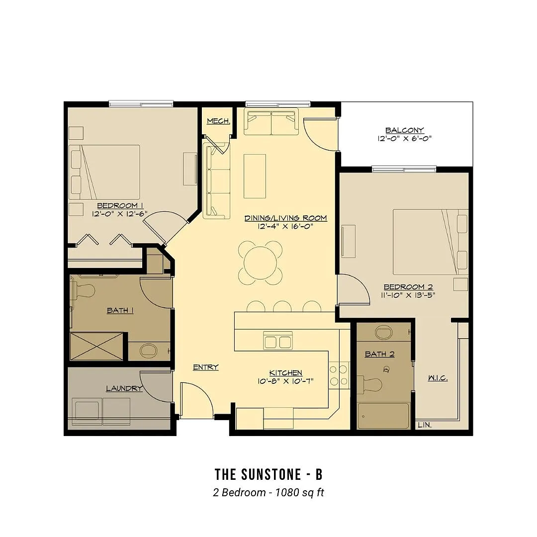 Floor plan Sunstone B