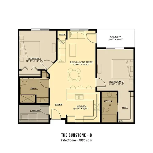 Floor plan Sunstone B