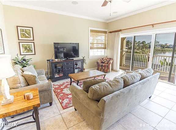 Gather in the lovely living room for movie night!