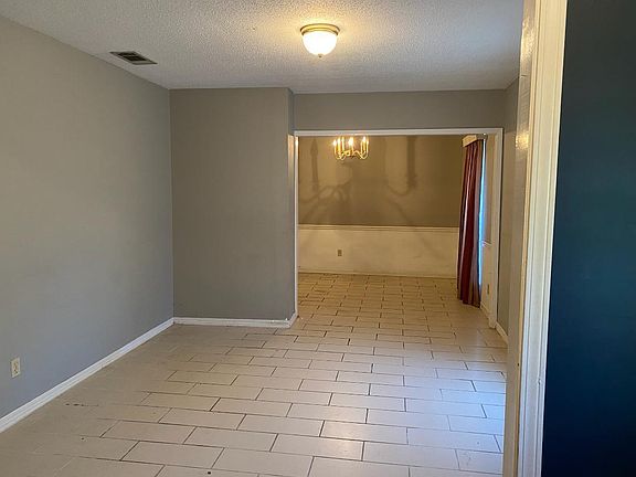 Family room and dining room