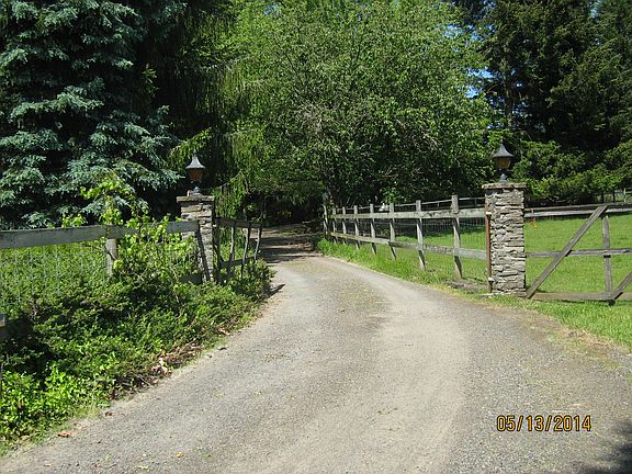 House secluded from road