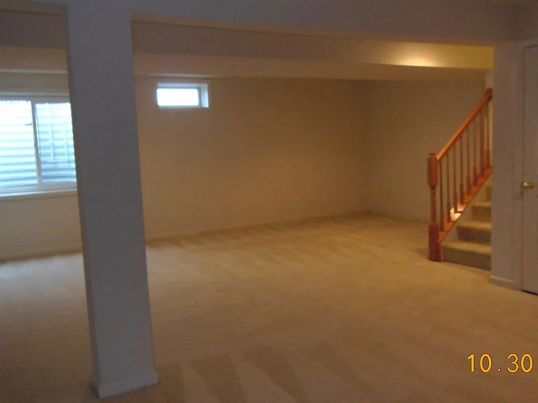 Reverse view of finished lower level