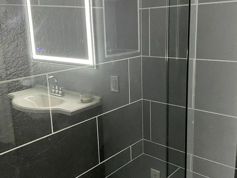 Downstairs full bath (view 4)