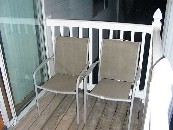 View of private deck