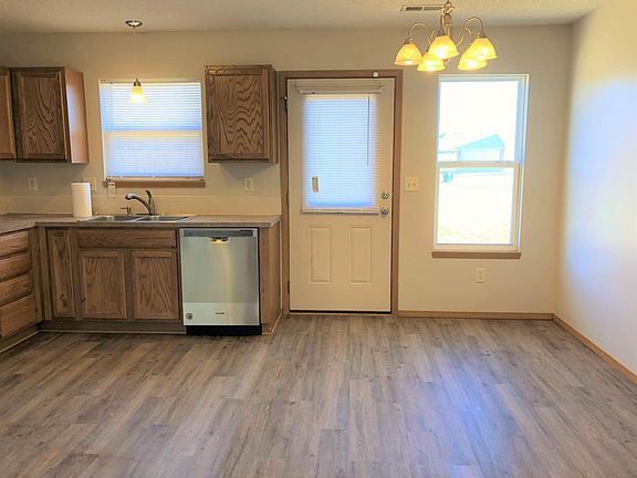 Kitchen with large dining area