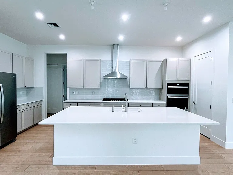 Big open kitchen.