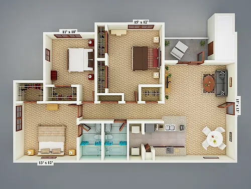 Floor plan Summer Wind
